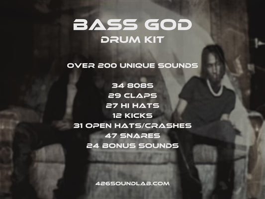 BASS GOD Drum Kit (Style of Che, Osamason, Prettifun, Ken Carson, Ginseng, Rok, OK, + More!)